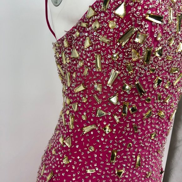 Vintage Gorgeous Formal Event Maxi Gown Pink 0 - Picture 12 of 14